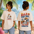 Snoopy Burger King Rule The Day Vintage T-Shirt Cartoon Fast Food Style Shirt Gift For Wife