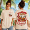 Snoopy Chick Fil A Savor The Day Vintage Cartoon Fast Food Shirt Snoopy Clothes Best Foodie Gifts