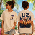 U2 Ice Cream Day Sweet Treats Wide Open Hearts Shirt U2 Merch Retro Music Concert Fans T-Shirt