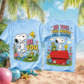 Snoopy Be You The World Will Adjust Shirt Peanuts Cartoon Merch Positive Gifts Ideas