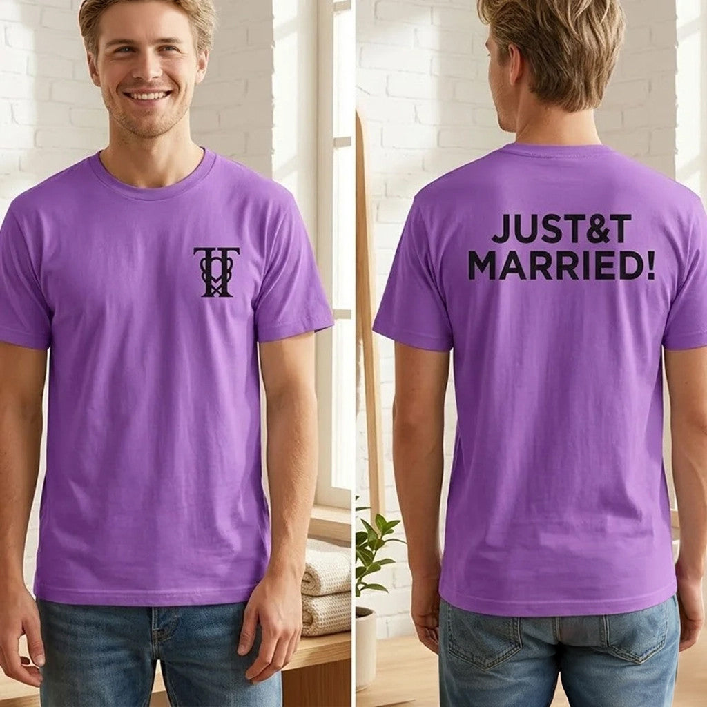 Just T And T Married Travis Kelce And TS Wedding Shirt Best Gift For Swifties