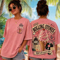 The Rolling Stones Ice Cream Day Roll Into Sweet Vibes Pink Shirt The Rolling Stones Merch
