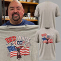 America Red White And Woof 2026 4th Of July T-Shirt Patriotic Gifts For Dog Lovers