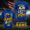 Los Angeles Rams For Life T-Shirt 2026 LA Rams Merch Present For Football Lovers