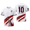 Custom USA Road To 2026 Soccer Shirt Tournament Spirit T-Shirt Gifts For Soccer Fan