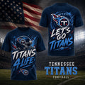 Tennessee Titans For Life T-Shirt 2026 Football Fan Shirt Tennessee Titans Merch Gift For Him