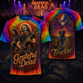 Grateful Dead Jerry Garcia Rainbow T-Shirt 2026 Grateful Dead Merch Gift For Rock Fans