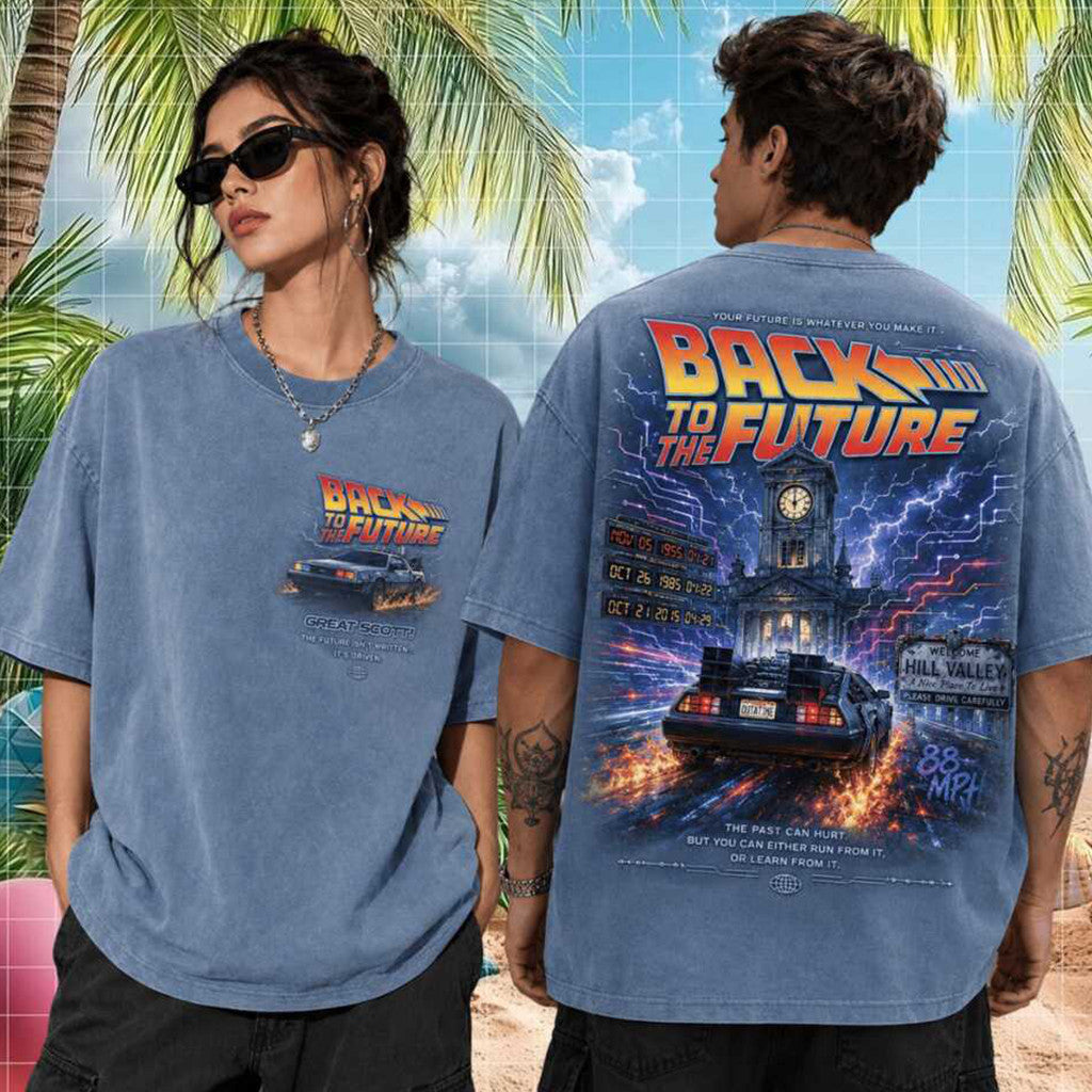 Back To The Future Hill Valley 1985 Vintage Sci Fi Retro Movie Shirt Back To The Future Merch