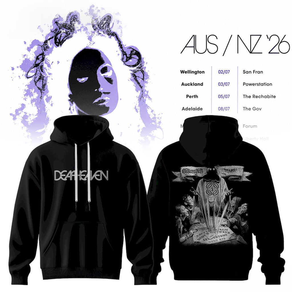 Deafheaven AUS NZ Tour 2026 Hoodie Deafheaven Merch Black Presents For Music Lovers