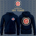 Chicago Cubs 150th Anniversary Hoodie 2026 Chicago Cubs Merch Best Gifts For Baseball Fans