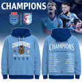 New South Wales Blues 2026 Champions Hoodie Wales Blues Merch Gift For Rugby Fans