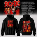 AC DC Power Up Tour 2026 North America Hoodie AC DC Merch Gift For Band Fans