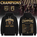 Queensland Maroons Back 2 Back Champions Black Hoodie Queensland Maroons Merch Gift For Dad