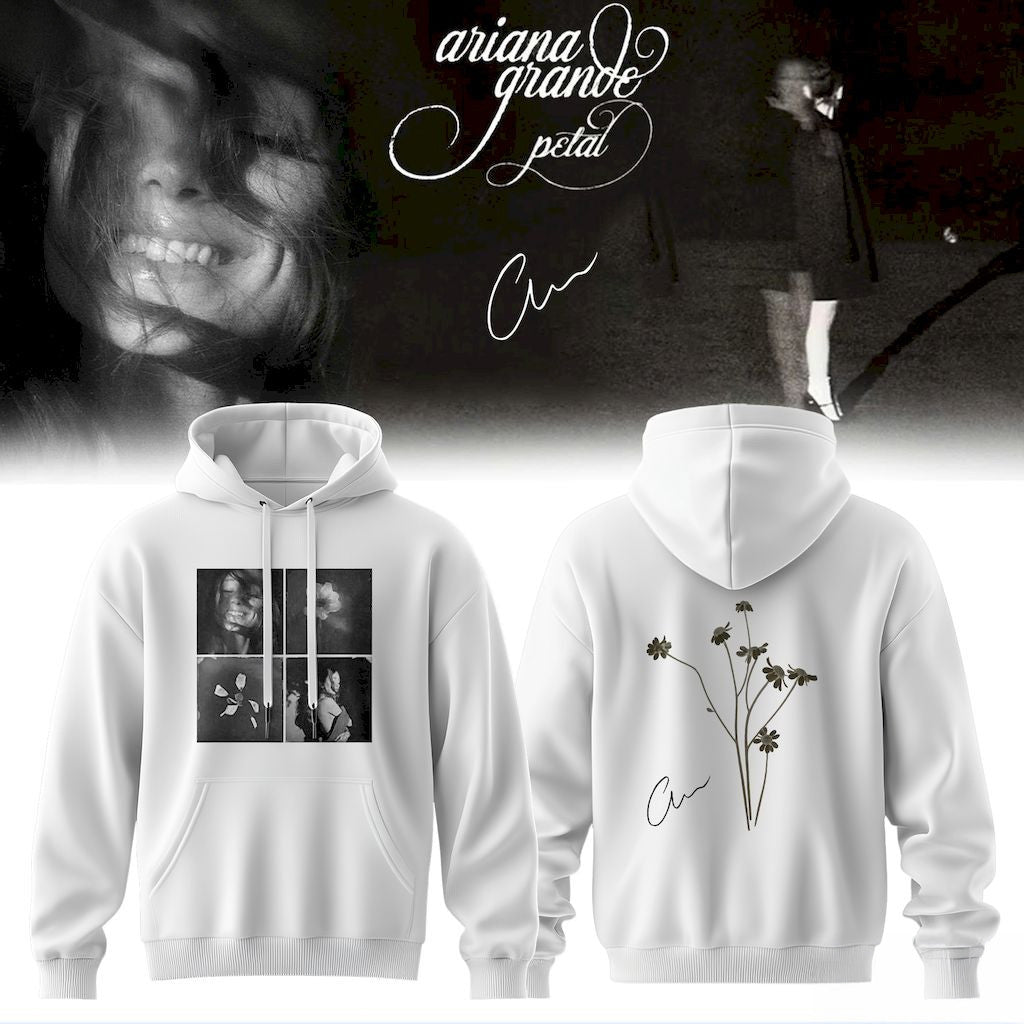 Ariana Grande Petal 2026 Signature Hoodie Ariana Grande Tour Merch Gift For Fans