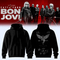 Bon Jovi Forever Tour Signature Hoodie 2026 Bon Jovi Tour Merch Black Gift For Rock Lovers