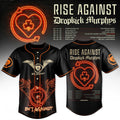 Rise Against X Dropkick Murphys 2026 Tour Baseball Jersey Fan Merch Gift For Brothers