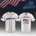 Custom West Michigan Whitecaps 250Th Anniversary 4Th Of July Jersey WM Whitecaps Merch