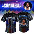 Washington Nationals X Jason Derulo Postgame Summer Concert Series Jersey Nationals Merch