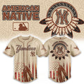 New York Yankees X Native American Heritage Baseball Jersey 2026 NY Yankees Merch Fan Gifts