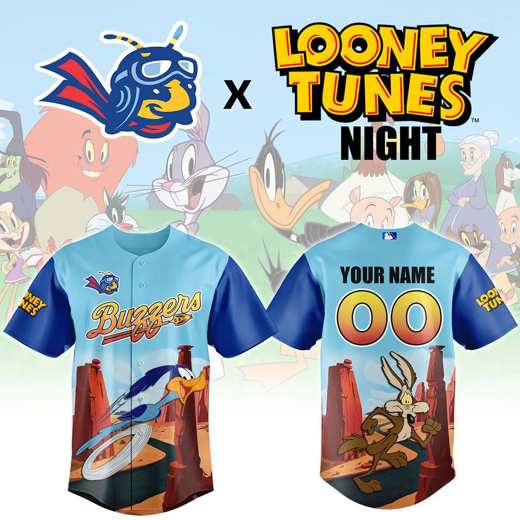 Personalized Ontario Tower Buzzers X Looney Tunes Night Jersey 2026 Buzzers Merch Fan Gifts