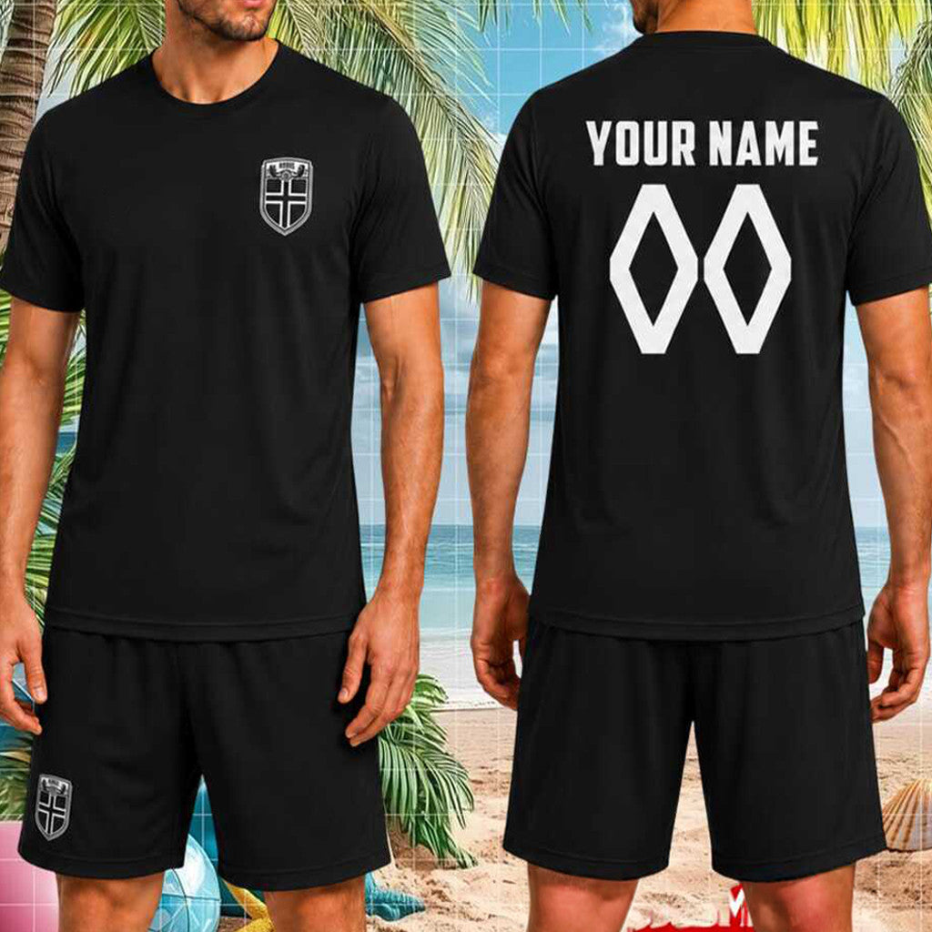 Personalized Norway National Football Team Jersey Shirt Shorts Set Norway World Cup 2026 Merch