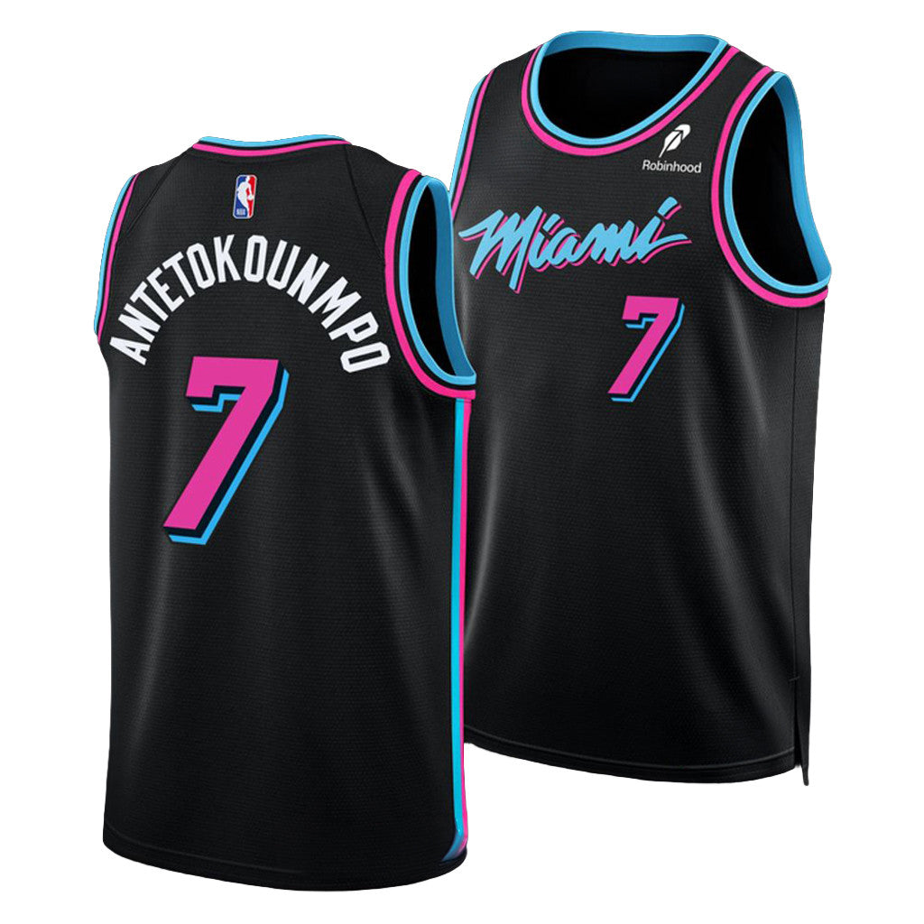#7 Giannis Antetokounmpo Basketball Jersey Miami Heat 2026 Merch Gift For Basketball Fans