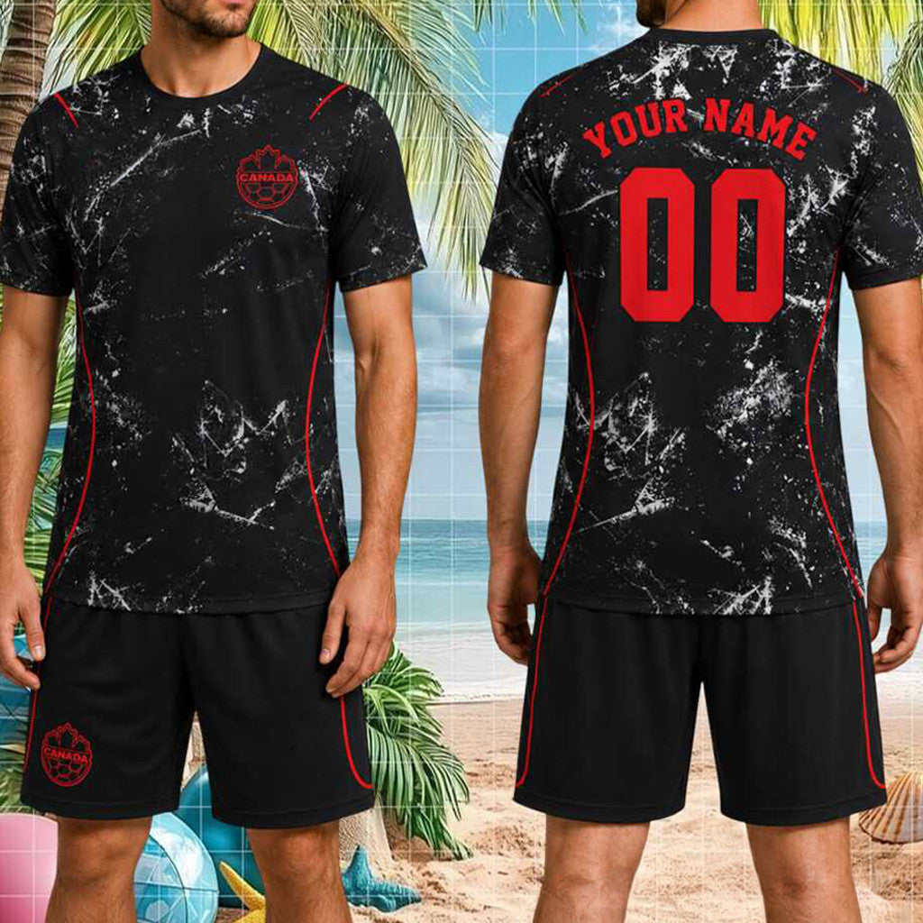 Custom Canada National Team Jersey Shirt Shorts Set World Cup 2026 Merch Match Day Apparel Mens