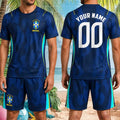 Custom Brazil National Team Jersey Shirt Shorts Set FIFA World Cup 2026 Merch Gift For Dad