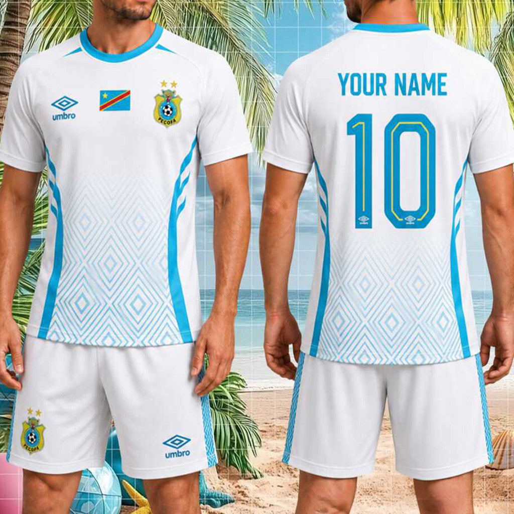 Custom DR Congo National Team Jersey Shirt Shorts Set World Cup 2026 Merch Match Day Apparel