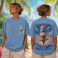 Coldplay Ice Cream Day Sweet Skies Endless Vibes Vintage T-Shirt Coldplay Merch Gift For Her