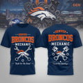 Denver Broncos Mechanic Built For the Grind T-Shirt 2026 Denver Broncos Merch Brothers Gifts