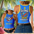 DR Congo World Cup 2026 Tank Top DR Congo National Team Merch Football Lover Gift For Her