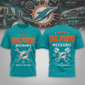 Miami Dolphins Mechanic Built For the Grind T-Shirt 2026 Miami Dolphins Merch Best Gift For Him