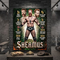 Celtic Warrior Sheamus Death WWE Superstar Career Achievements Poster Wall Art Decor 2026