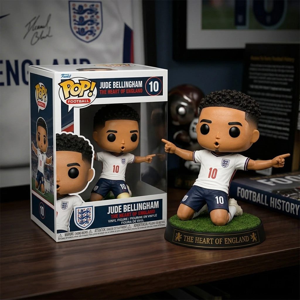 Jude Bellingham The Heart Of England Funko Pop #10 Jude Bellingham England World Cup 2026 Merch