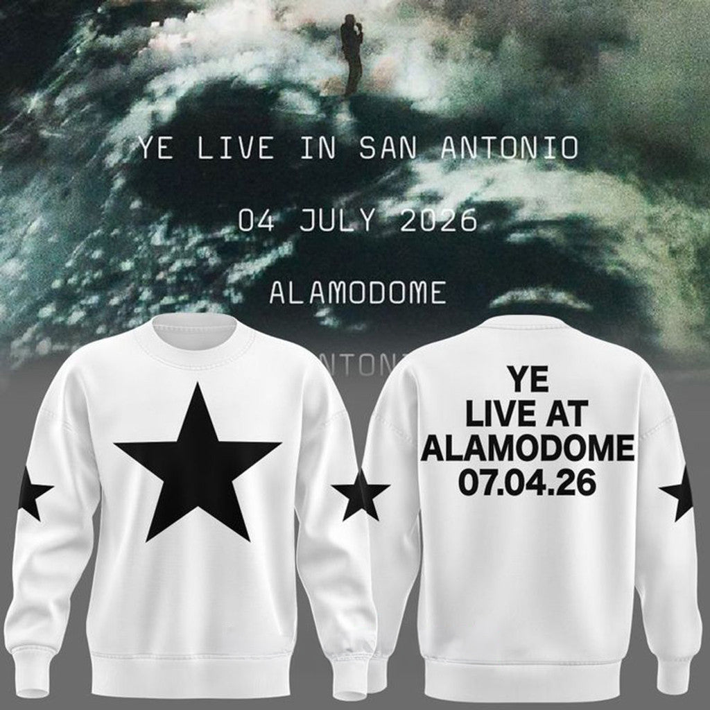 San Antonio X Ye Live At Alamodome Stadium 2026 Sweatshirt Kanye West Tour Merch Fan Gifts