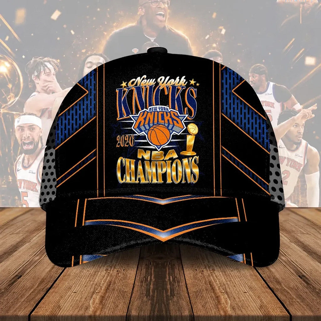 New York Knicks 2026 Champions Black Hat NY Knicks Merch Basketball Fan Gear Gift For Him