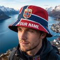 Personalized FIFA World Cup 2026 Norway Flag Bucket Hat Norway Football Merch Gifts For Fan