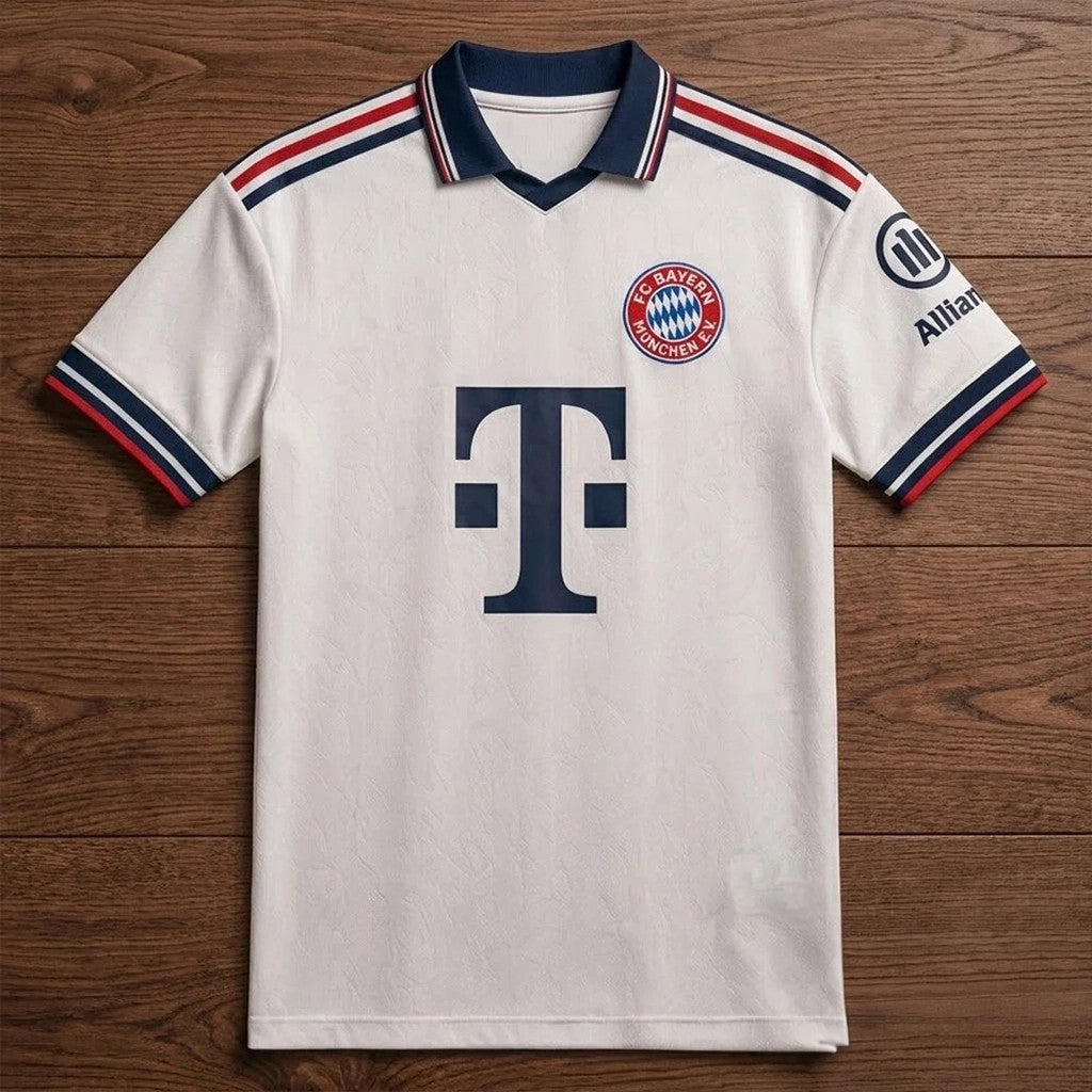 Bayern Munich Away Kit 2026 V-Neck Jersey FC Bayern Munich Merch Gifts For Football Fans