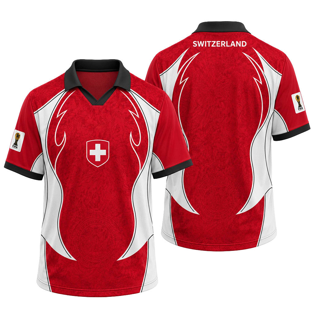 Switzerland FIFA World Cup 2026 Soccer Jersey Game Day Apparel Gifts For Switzerland Fan