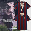 Yoongi Suga BTS #7 In Brussels FC Barcelona Jersey 2026 Suga Merch Gifts For BTS Fans