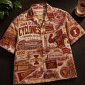 Iowa State Cyclones Football 2026 Hawaiian Shirt Cardinal And Gold Cyclones Merch Him Gifts