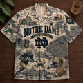 Notre Dame Fighting Irish 2026 Hawaiian Shirt Notre Dame Football Merch Gift For Husband
