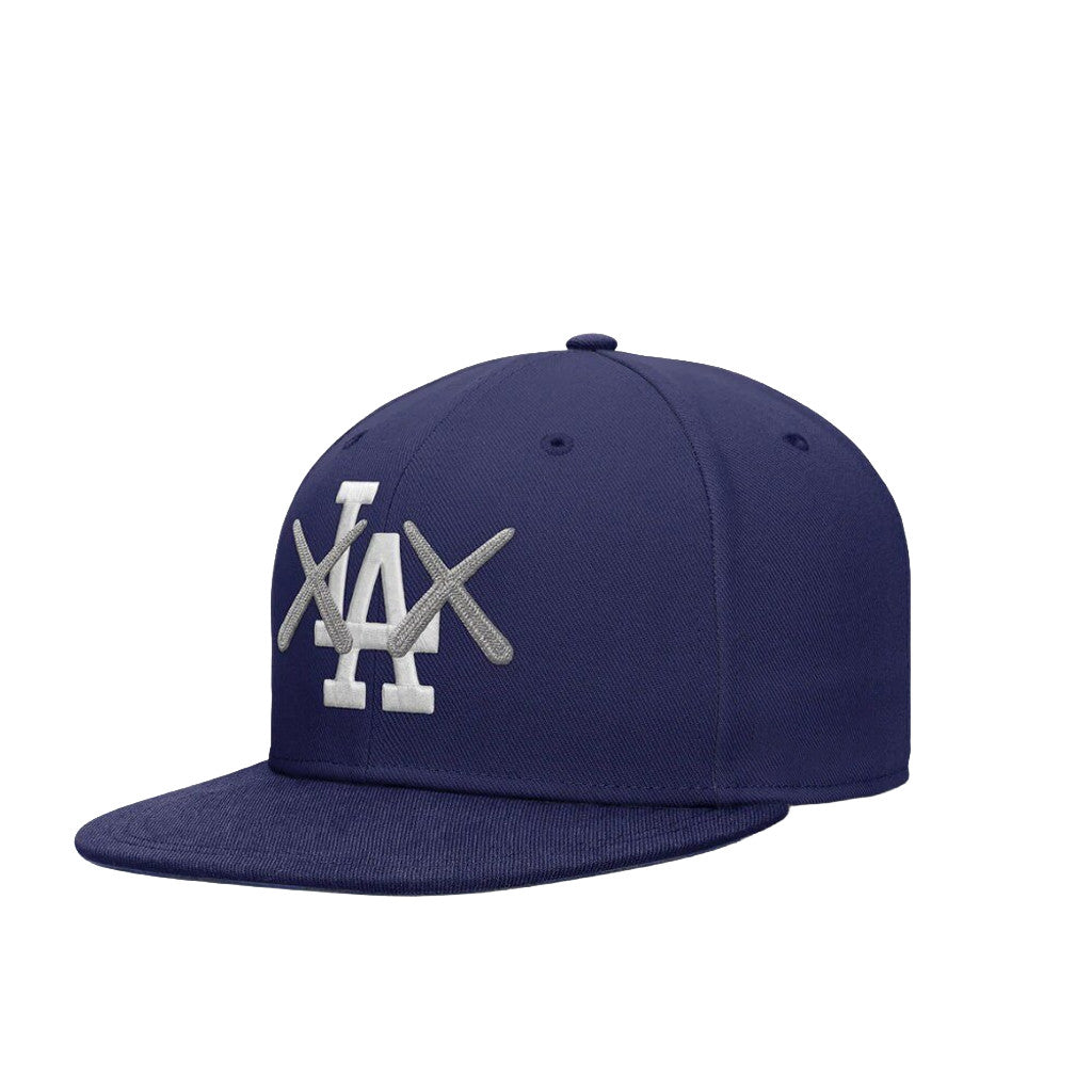 KAWS X Los Angeles Dodgers Snapback Hat Embroidered LA Dodgers Merch Baseball Fan Gifts