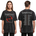 Evanescence 2026 World Tour Date Back Washed T-Shirt Evanescence Merch Rock Fan Gifts