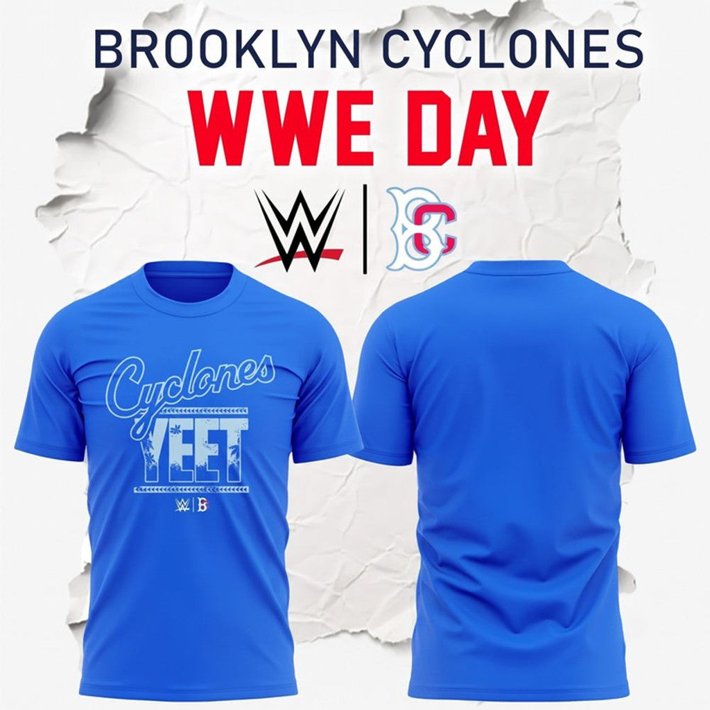 Brooklyn Cyclones 2026 WWE Day T-Shirt Brooklyn Cyclones Merch Cool Gift For Dudes