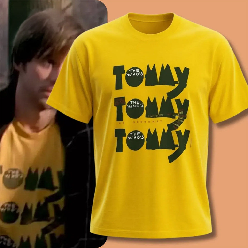 Joel Barish Tommy The Who's Yellow T-Shirt 2026 Gifts For My Husband