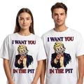 Less Than Jake 4Th Of July 2026 Happy 250 USA I Want You In The Pit Uncle Sam T-Shirt White