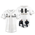 Chris Brown Raymond R And B Tour Baseball Jersey R&B Tour Merch 2026 Gift For Music Fans