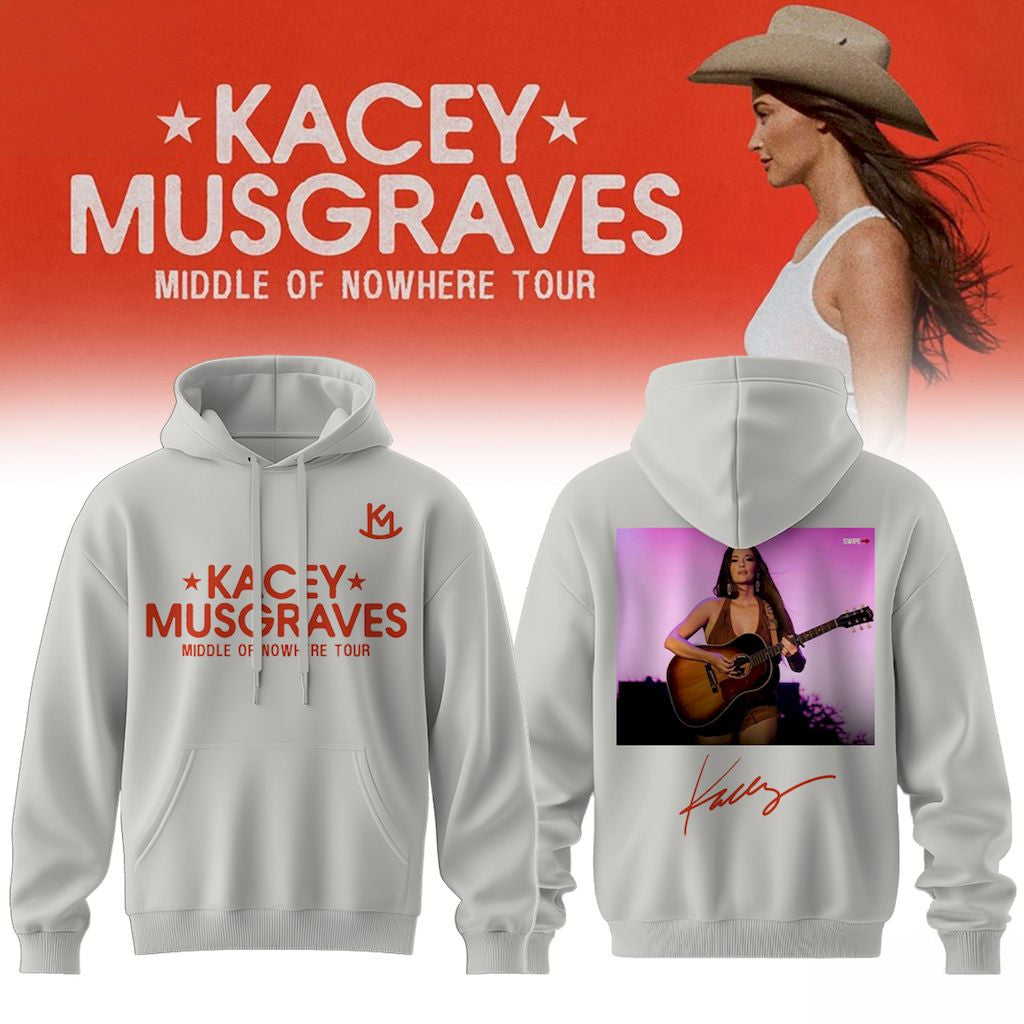 Kacey Musgraves Middle Of Nowhere Tour Signature Hoodie 2026 Kacey Musgraves Merch Fan Gifts